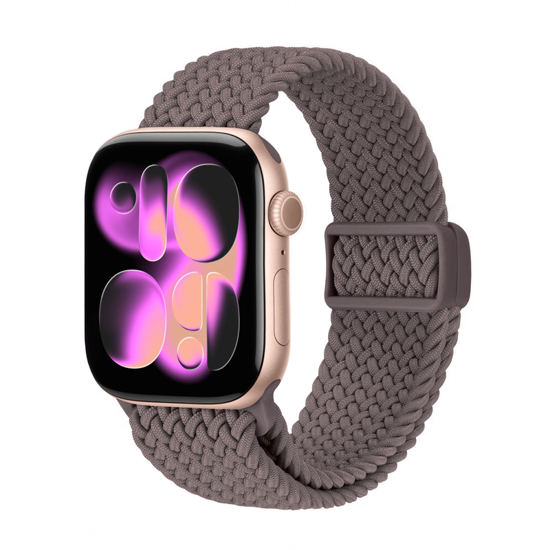 Crong Wave Band punutud Apple Watch rihm, 38/40/41/42 mm, pruun