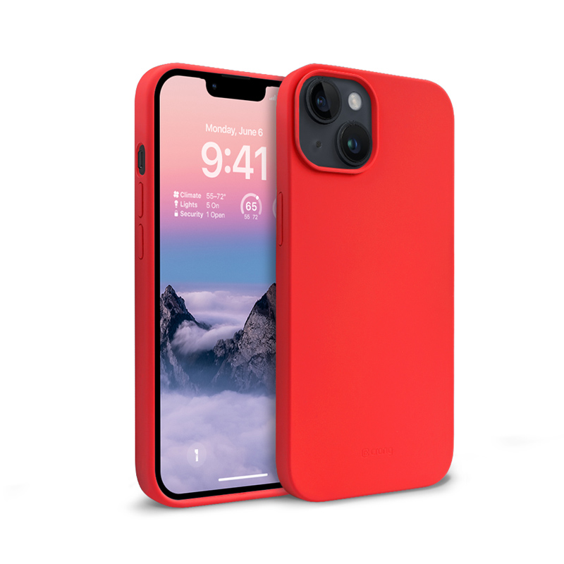 Crong Color Cover ümbris seadmele iPhone 14 Plus, punane