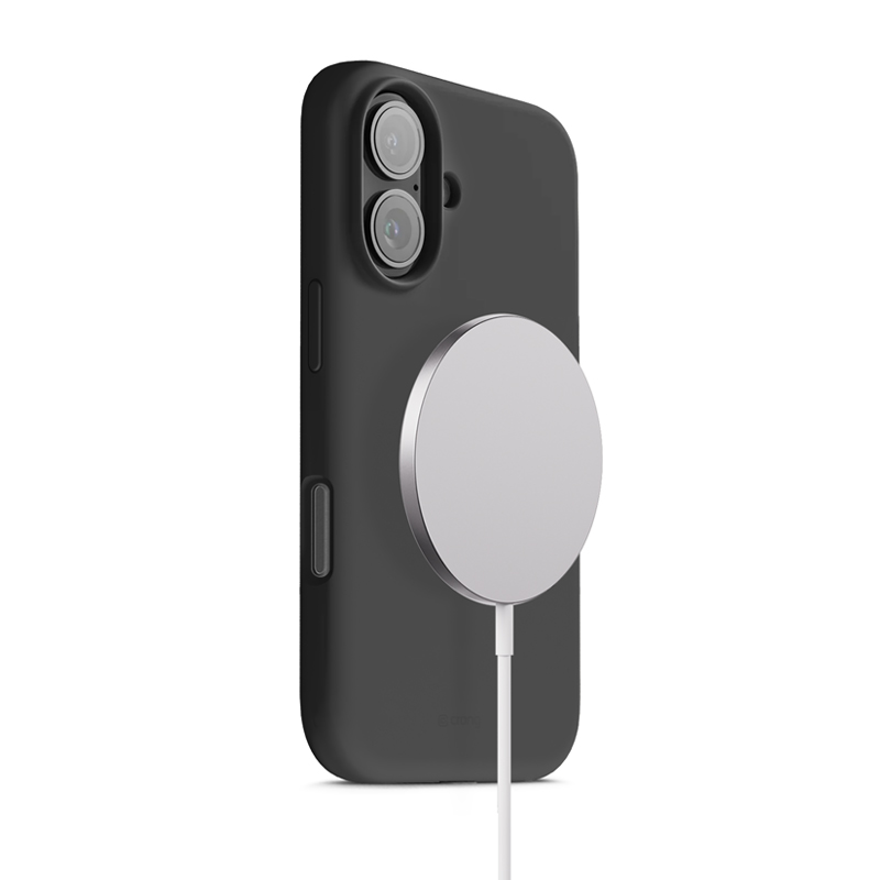 Crong Color Cover Magnetic MagSafe ümbris seadmele iPhone 17, must