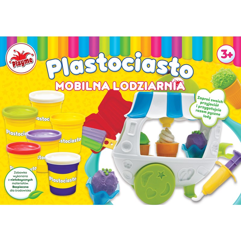 Playme liikuva jäätisekohviku mängukomplekt