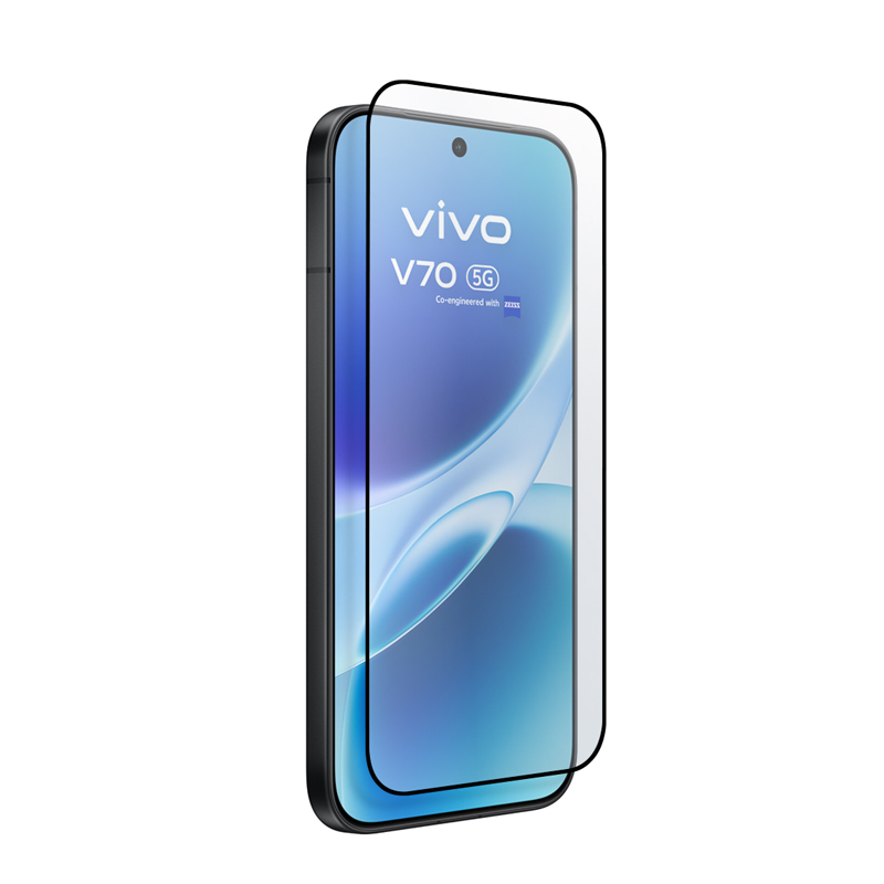 Защитное стекло Crong 3D Armour Glass Lite с клеевым слоем по всей поверхности для Vivo V70 5G
