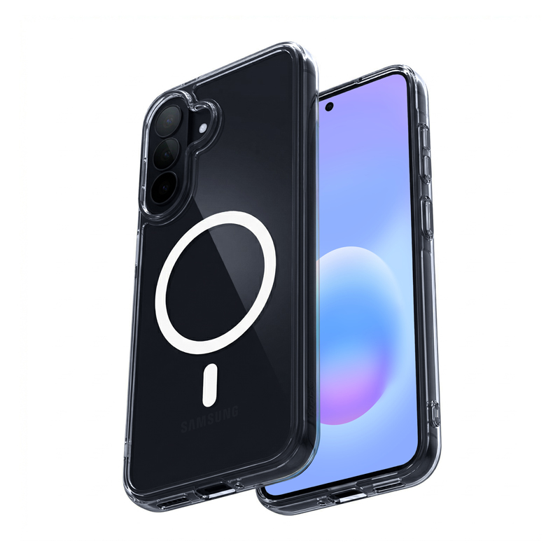 Crong Hybrid Clear Magnetic MagSafe ümbris seadmele Samsung Galaxy A57, läbipaistev