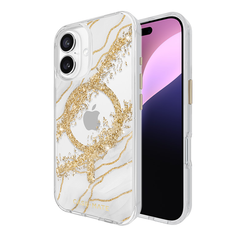 Case-Mate Karat MagSafe ümbris seadmele iPhone 16, graniidimustriga