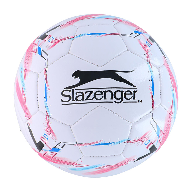 Slazenger jalgpall, suurus 5, valge / roosa