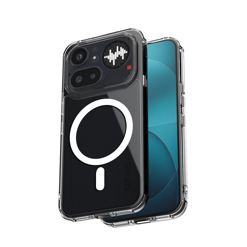 Crong Hybrid Clear Magnetic MagSafe ümbris seadmele Nothing Phone 4a Pro, läbipaistev