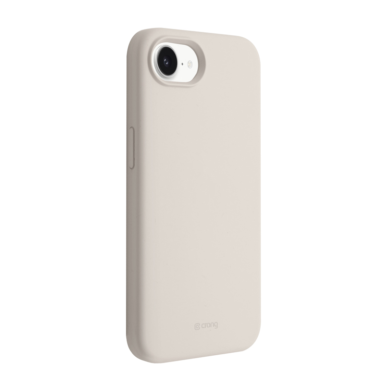Crong Color Cover Magnetic MagSafe ümbris seadmele iPhone 17e / 16e, kivibeež