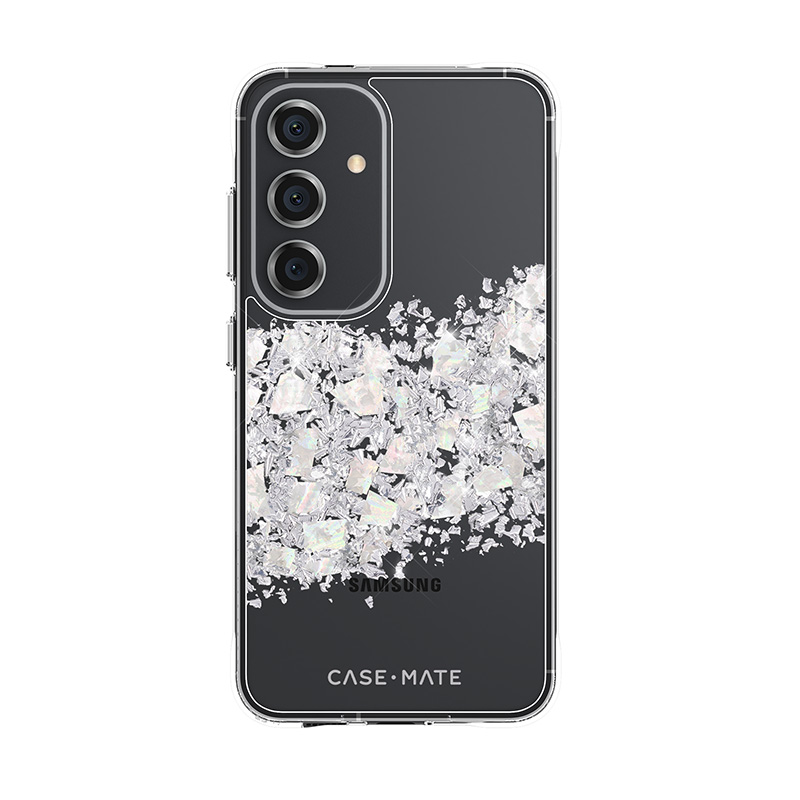 Case-Mate Karat pärlmutrikaunistusega ümbris seadmele Samsung Galaxy S24, A Touch of Pearl värvitoonis