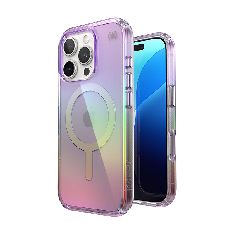 Speck Presidio2 Lux MagSafe - iPhone 16 Pro чехол (Amazing Purple / прозрачный)