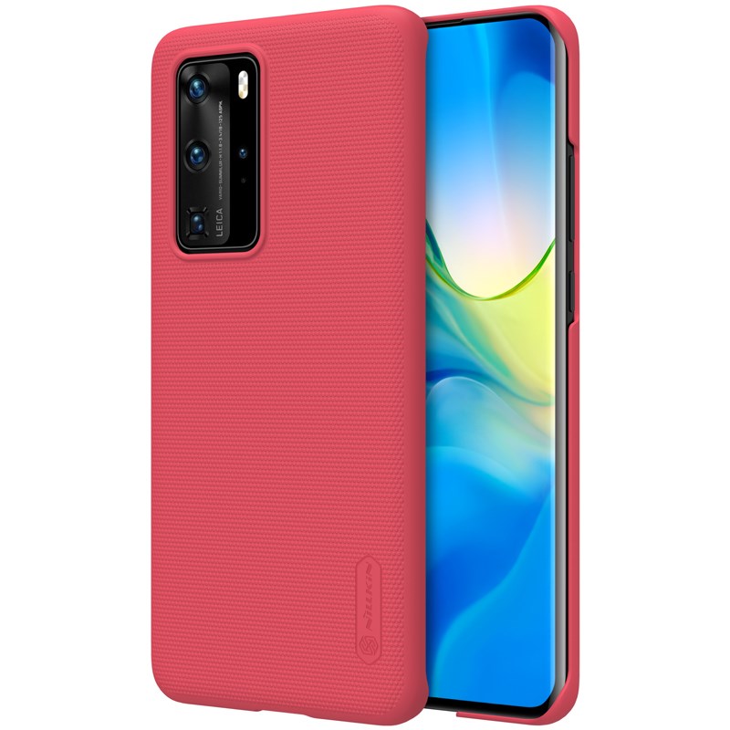 Nillkin Super Frosted Shield ümbris seadmele Huawei P40 Pro, erkpunane
