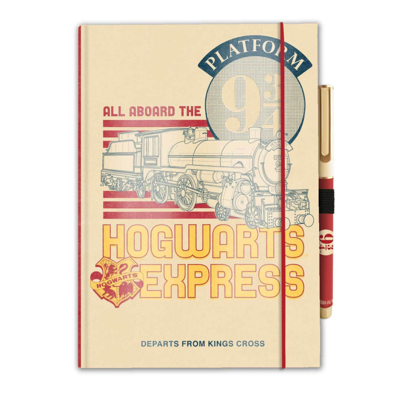 Harry Potter Platform 9 3/4 A5 märkmik pliiatsiga