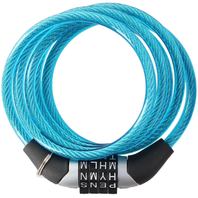 Dunlop koodiga jalgrattalukk, sinine