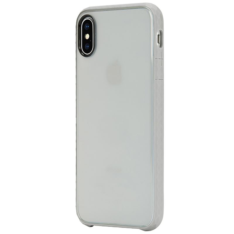 Incase Pop ümbris seadmele iPhone X, läbipaistev ja kiltkivihall