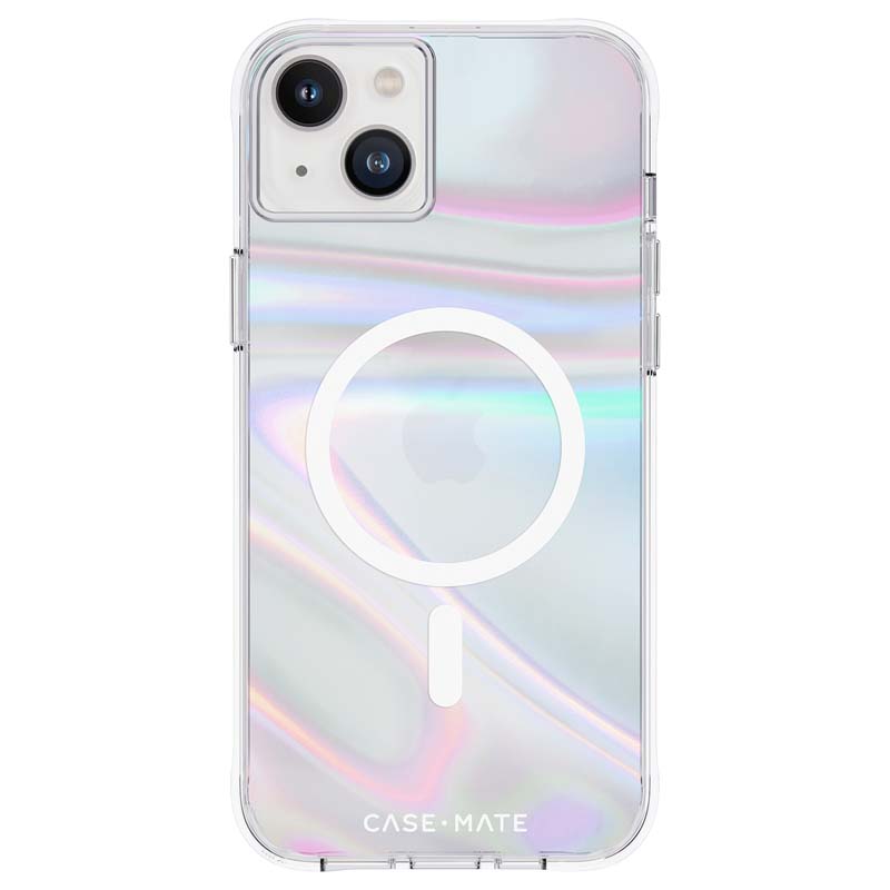 Case-Mate Soap Bubble MagSafe ümbris seadmele iPhone 14 Plus, sillerdav