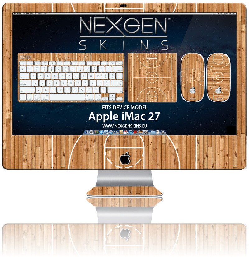 Nexgen Hardwood Classic 3D dekoratiivne kleebiste komplekt 27-tollisele iMacile