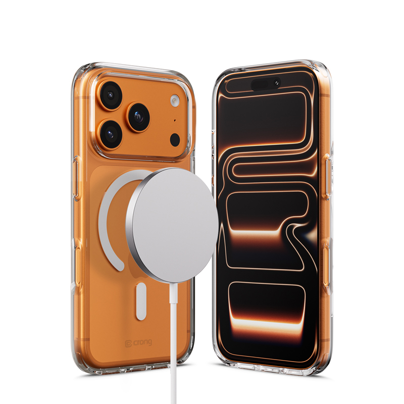 Crong Clear MAG Cover MagSafe ümbris seadmele iPhone 17 Pro, läbipaistev