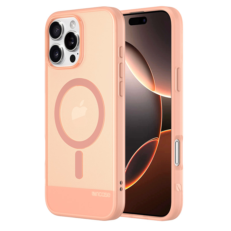 Incase Slim Case MagSafe'i toega ümbris iPhone 16 Pro Maxile, Blush Pink värvitoonis