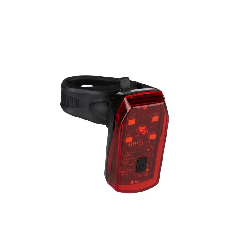 Dunlop K-Mark tagumine jalgrattatuli 5 LED-i ja piduritule funktsiooniga
