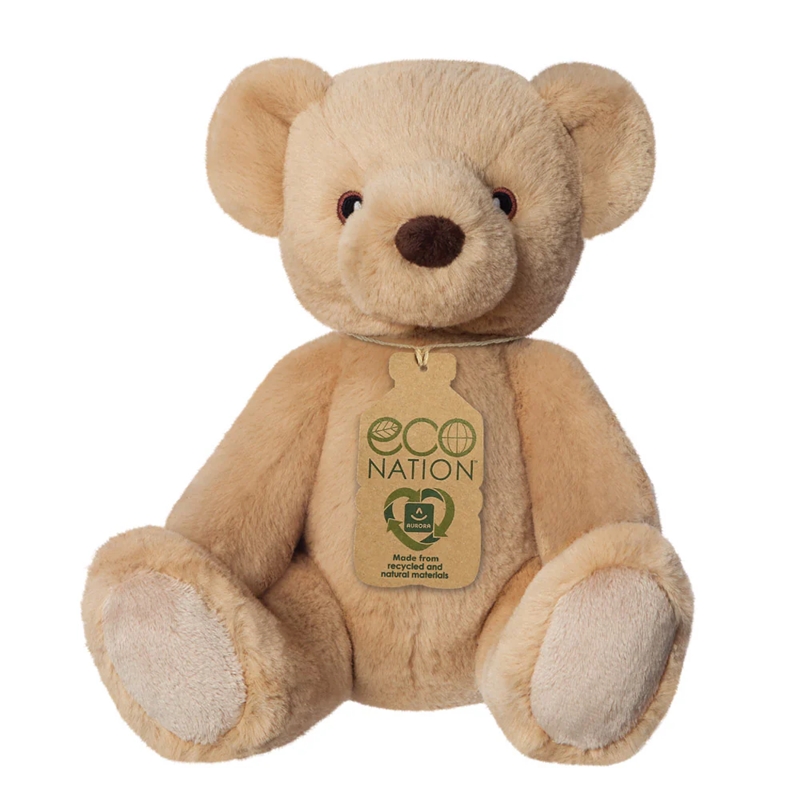 Eco Nation keskkonnahoidlik kaisukaru plüüslelu, 28 cm