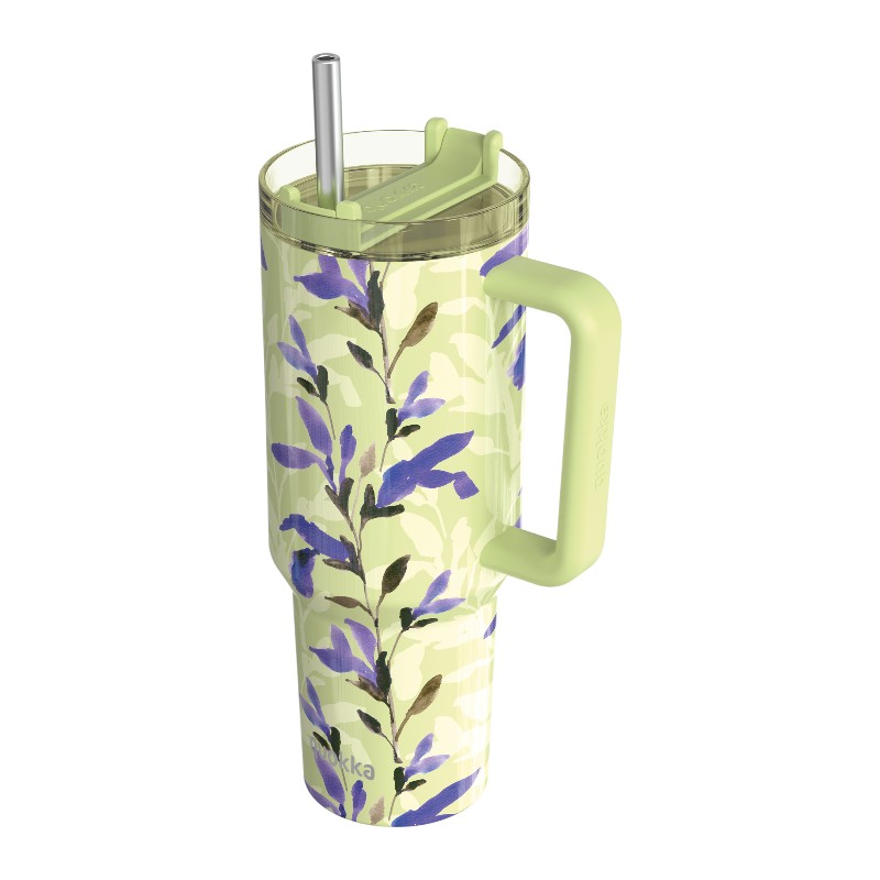 Quokka Stream roostevabast terasest termokruus kõrrega, 1200 ml, Matcha