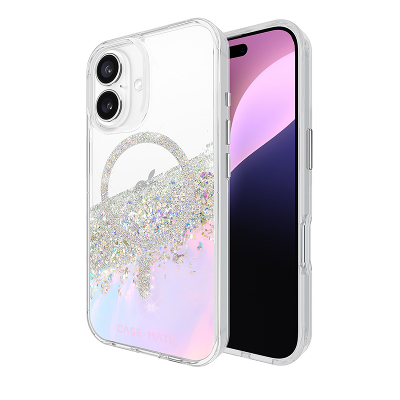 Case-Mate Karat MagSafe ümbris seadmele iPhone 16, holograafiline Soap Bubble