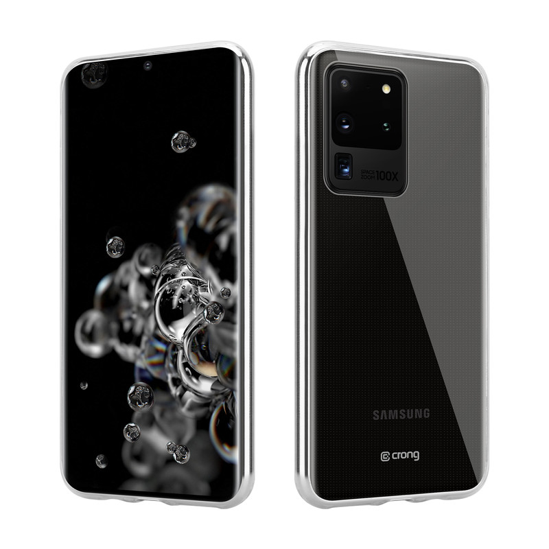 Crong Crystal Slim ümbris seadmele Samsung Galaxy S20 Ultra, läbipaistev