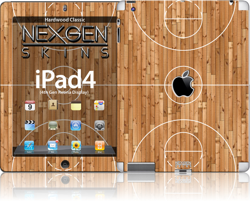 Комплект декоративных наклеек Nexgen Hardwood Classic 3D для iPad 2/3/4
