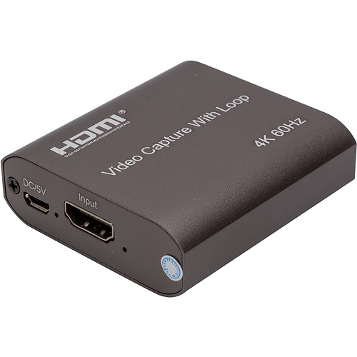 HDMI videosalvestusseade läbiväljundiga, 4K 60Hz