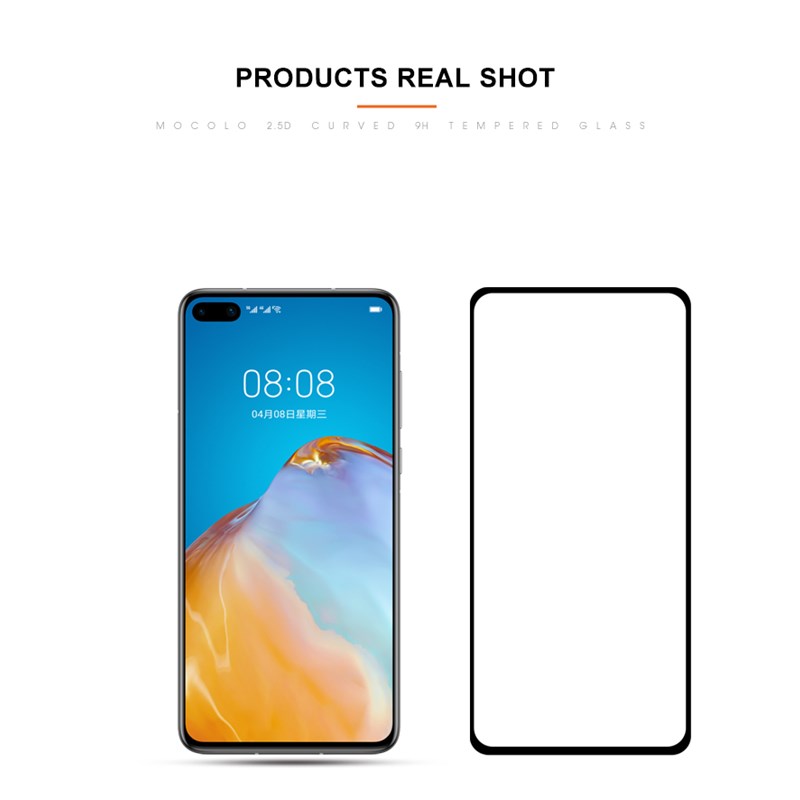 Mocolo 2.5D Full Glue karastatud ekraanikaitseklaas seadmele Huawei P40