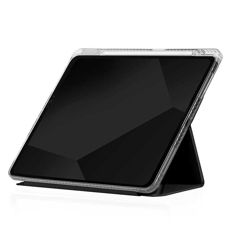 STM OPP kaanega ümbris seadmele iPad Air 13" M4 (2026) / M3 (2025) / M2 (2024), must
