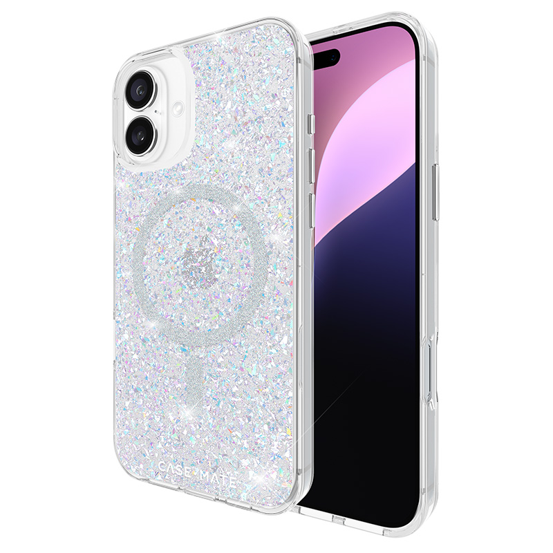 Case-Mate Twinkle MagSafe ümbris seadmele iPhone 16 Plus, Disco