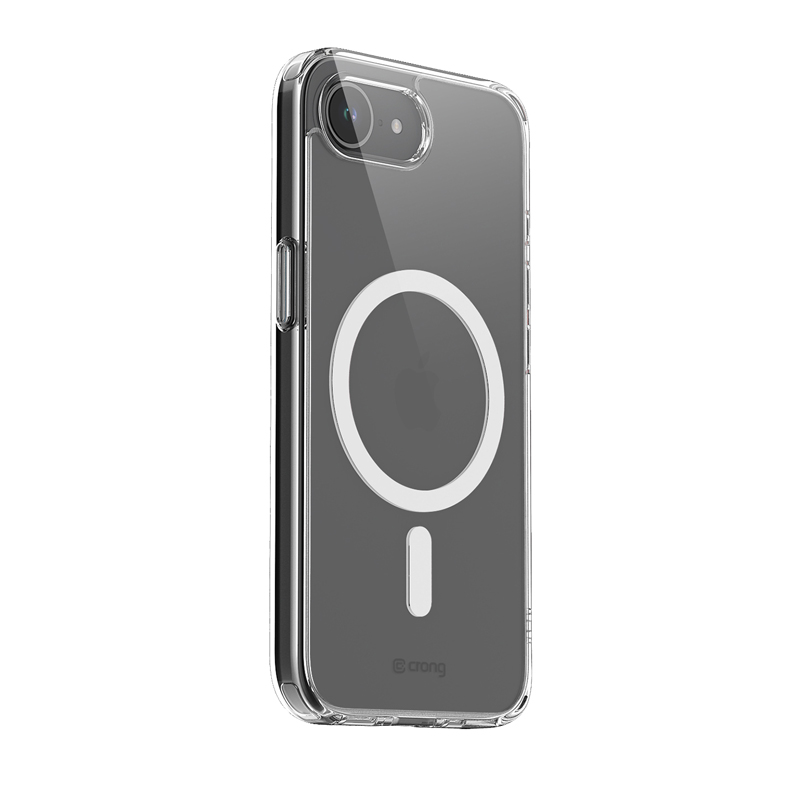 Crong Clear MAG Cover MagSafe ümbris seadmele iPhone 17e / 16e, läbipaistev