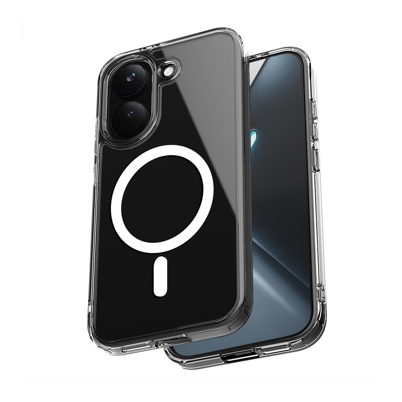 Crong Hybrid Clear Magnetic MagSafe ümbris seadmele Xiaomi POCO X8 Pro 5G, läbipaistev