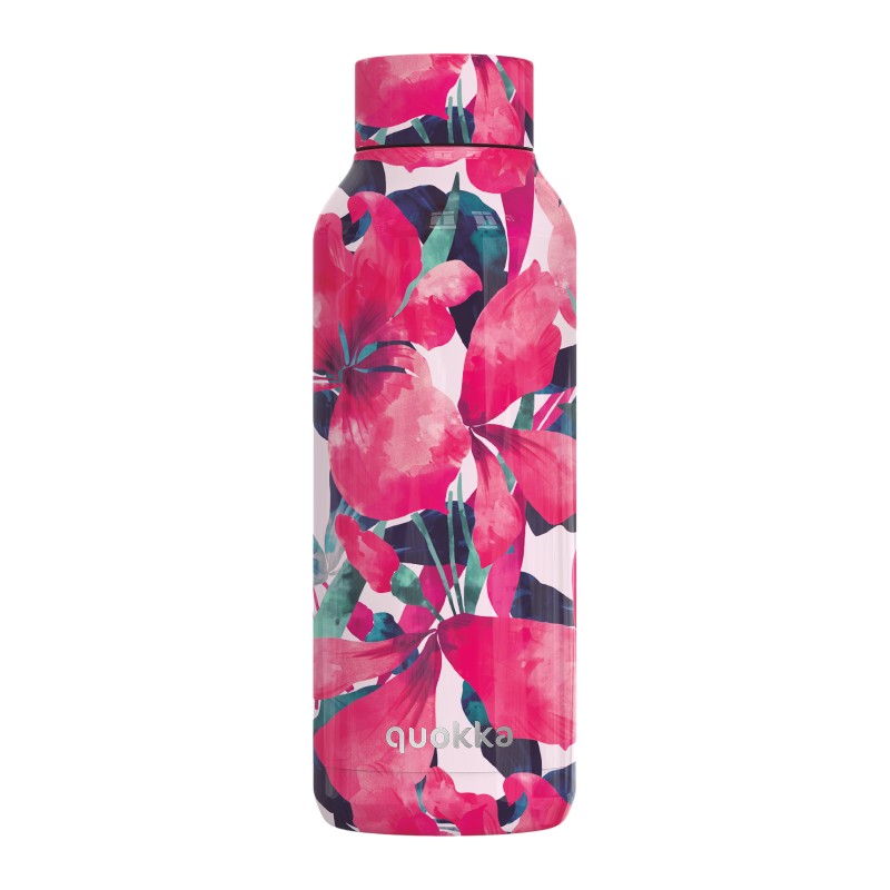 Quokka Solid roostevabast terasest termospudel, 510 ml, Pink Bloom