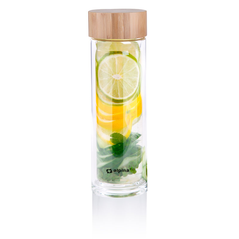 Alpina topeltseinaga klaasist termospudel, 450 ml
