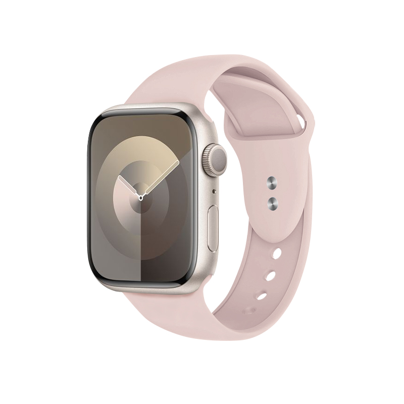 Crong Liquid rihm Apple Watch 38 / 40 / 41 / 42 mm kellale, liivaroosa