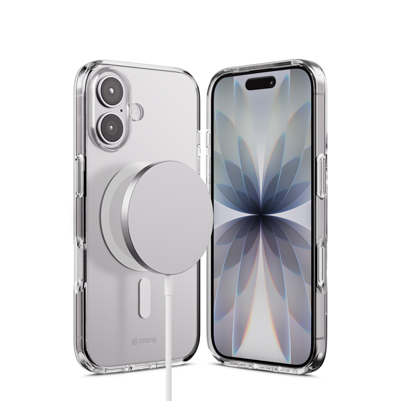 Crong Clear MAG Cover MagSafe ümbris seadmele iPhone 17, läbipaistev