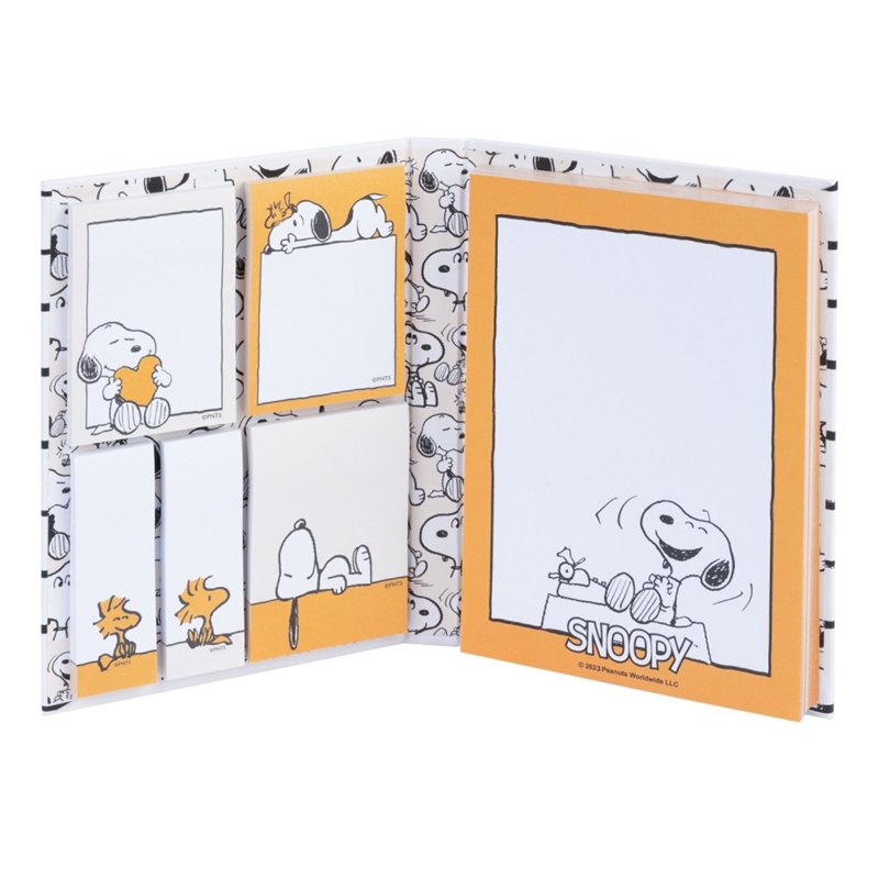 Snoopy Lazy Days A6 isekleepuvate märkmepaberite komplekt, 6 plokki