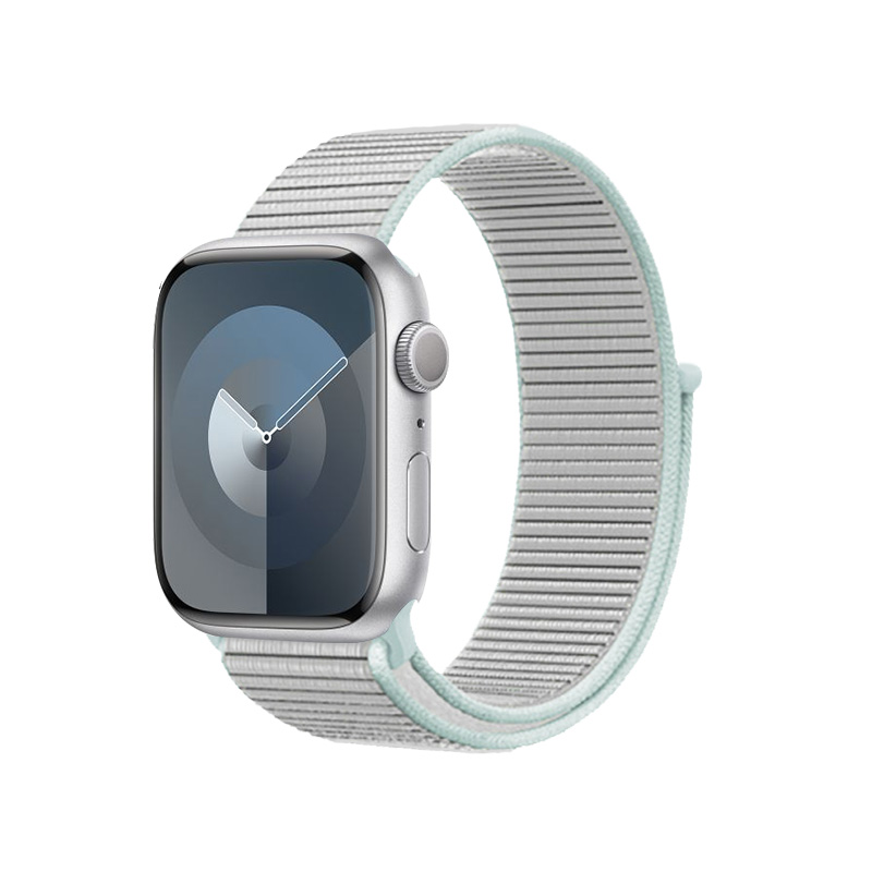 Crong Nylon Sport rihm Apple Watchi 38 / 40 / 41 mm ja 42 mm (Series 10 / 11) mudelitele, pastellhall