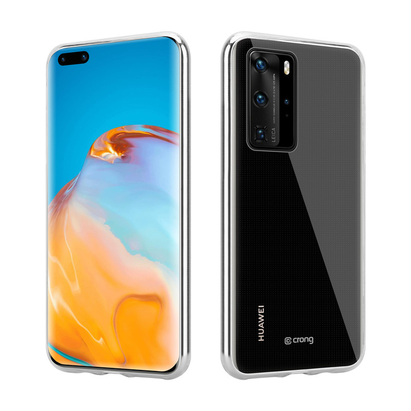 Crong Crystal Slim ümbris seadmele Huawei P40, läbipaistev