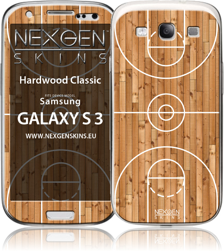 Nexgen dekoratiivne 3D-efektiga kleebis seadmele Samsung Galaxy S3, Hardwood Classic 3D