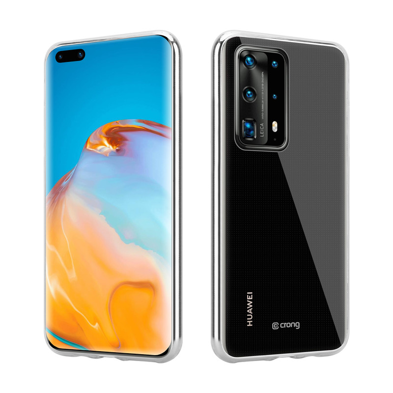 Crong Crystal Slim ümbris seadmele Huawei P40 Pro, läbipaistev