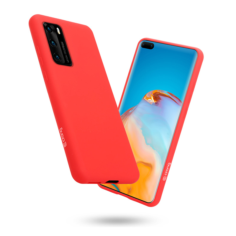 Crong Color Cover – чехол Huawei P40 (красный)