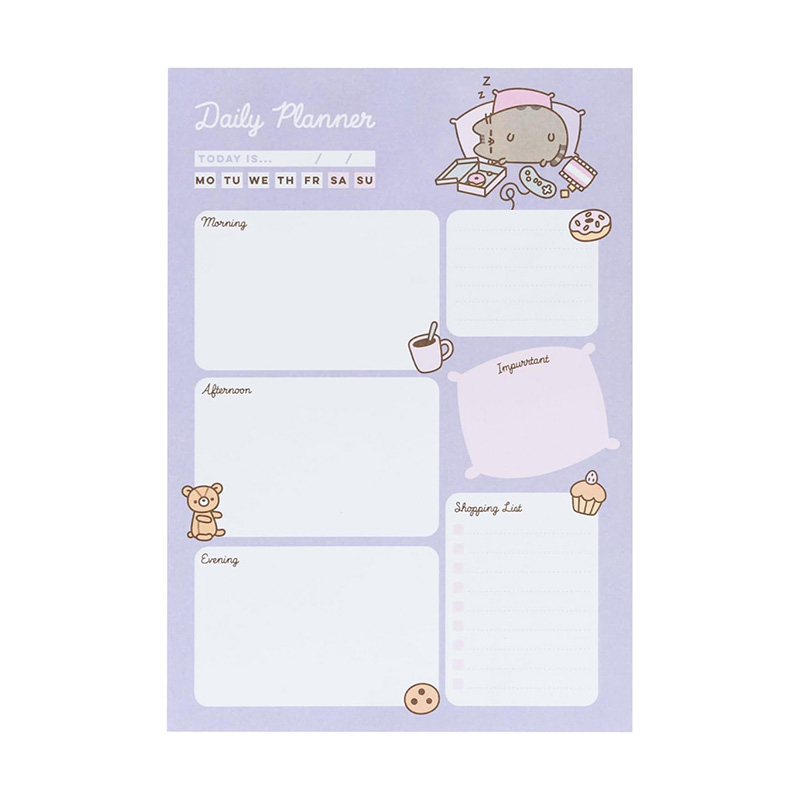 Pusheen Moments päevaplaneerija, 54 A5 lehekülge