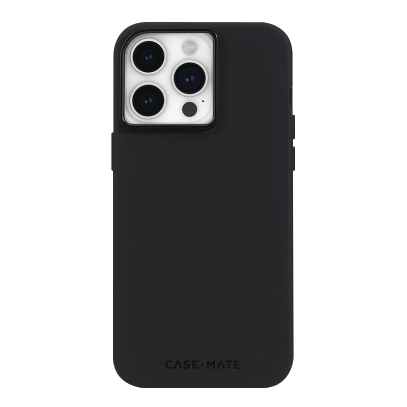 Case-Mate Silicone MagSafe ümbris seadmele iPhone 15 Pro Max, must