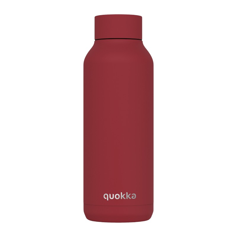 Quokka Solid roostevabast terasest termospudel, 510 ml, Firebrick Red