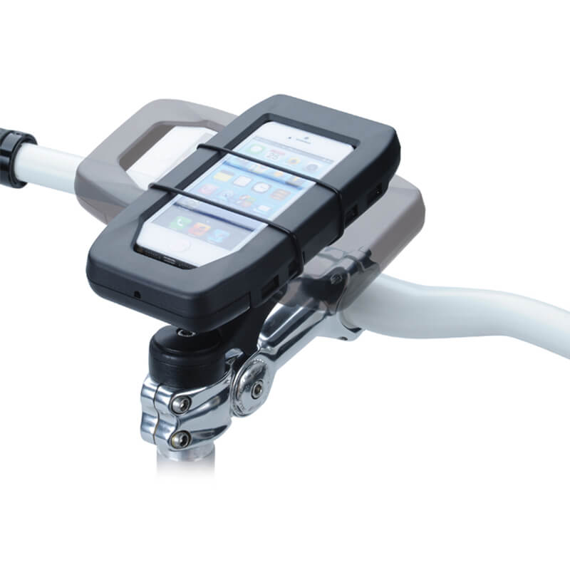 iGrip Universal Biker Stem Splashbox jalgratta juhtraua varrele kinnitatav nutitelefoni kaitseümbris koos hoidikuga