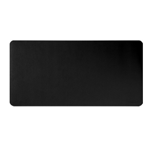 Suur PVC-nahast hiirematt, 1200x600, must