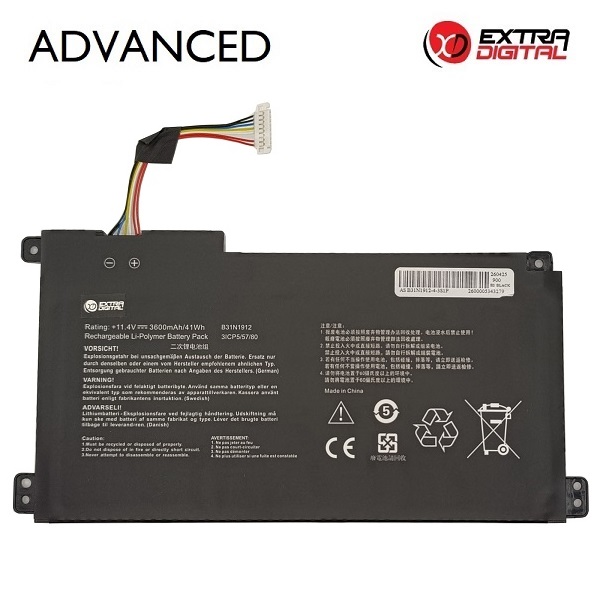 Sülearvuti aku Asus B31N1912, 3600 mAh, Extra Digital Advanced