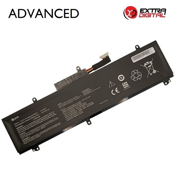 Sülearvuti aku ASUS C41N1837, 4500 mAh, Extra Digital Advanced