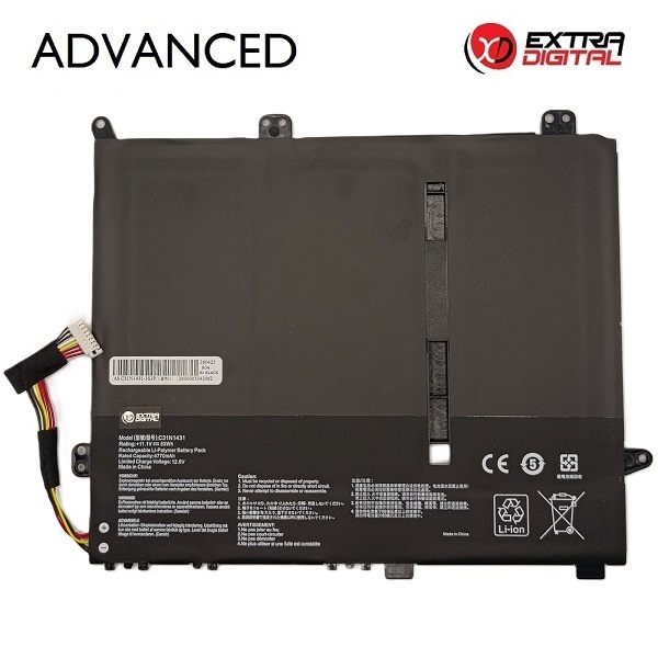 ASUS C31N1431 sülearvuti aku, 4770 mAh, Extra Digital Advanced